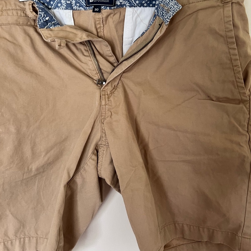 Reyn Spooner Tan Flat Front Shorts
